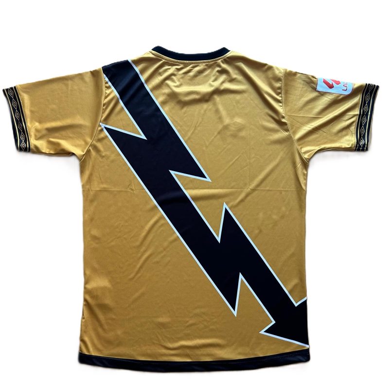 rayo vallecano away kit umbro 2023 2024 front golden black ray