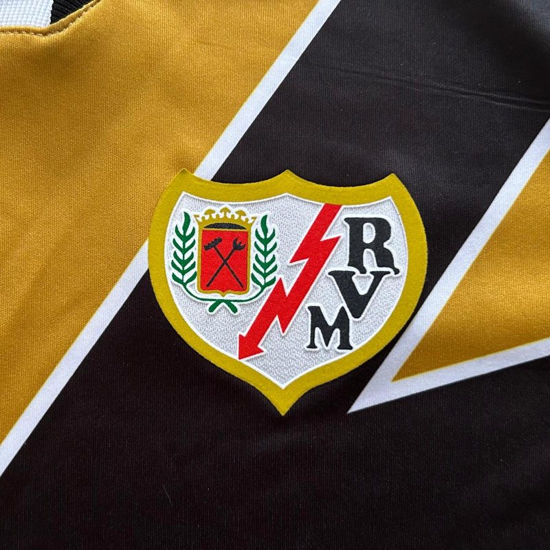 rayo vallecano away kit umbro 2023 2024 front golden black ray