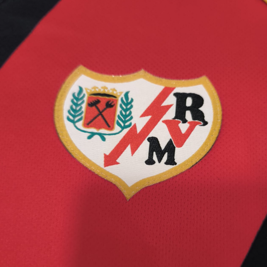 rayo vallecano away visitante errea 2012 2013 black red