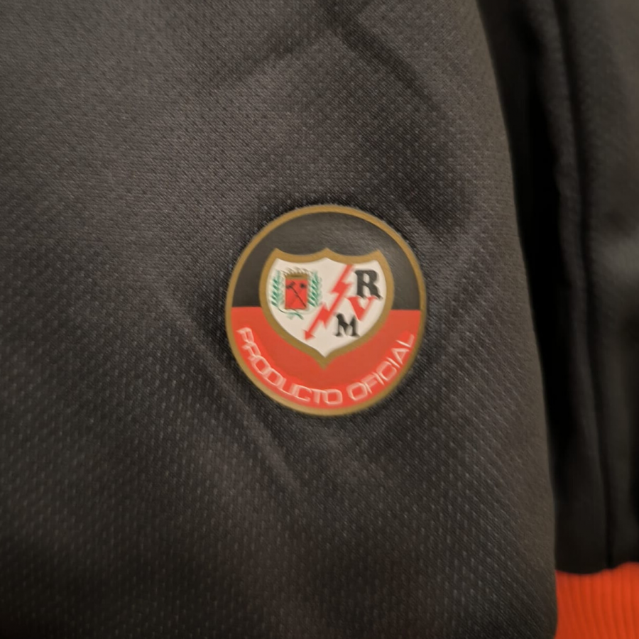 rayo vallecano away visitante errea 2012 2013 black red