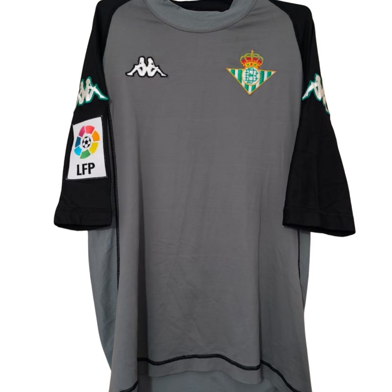 real betis kappa goalkeeper jersey 2004 2005 grey