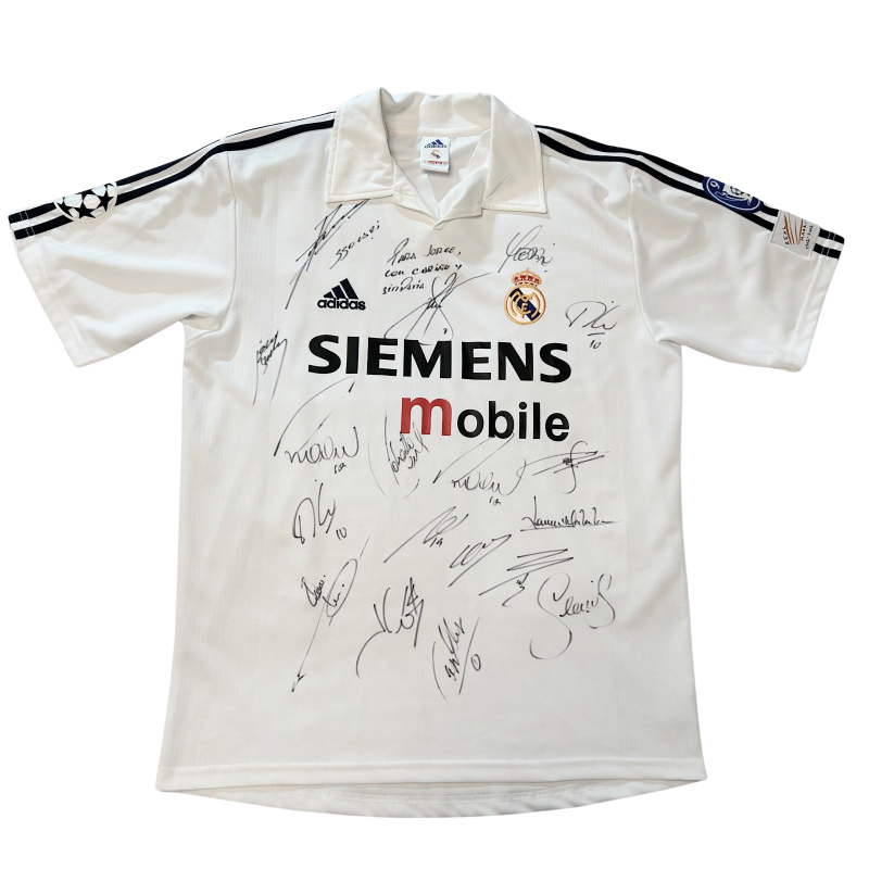 real madrid adidas home jersey ucl 2001 2003 white 134748