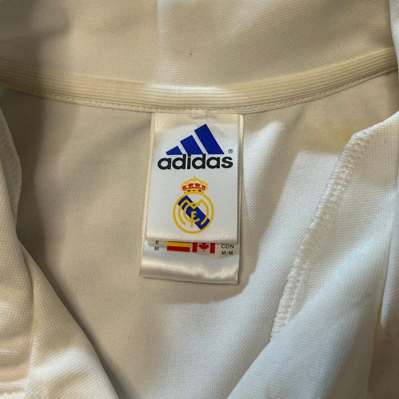 real madrid adidas home jersey ucl 2001 2003 white 134748