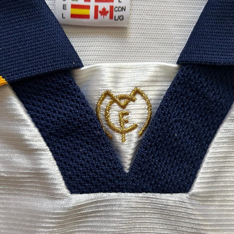 real madrid adidas teka home 1998 2000 white