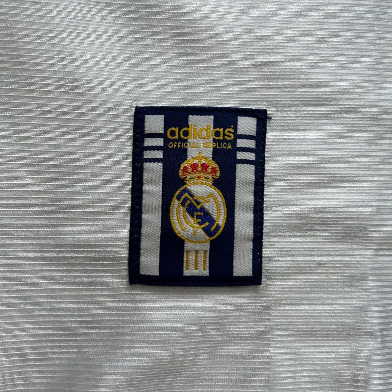 real madrid adidas teka home 1998 2000 white