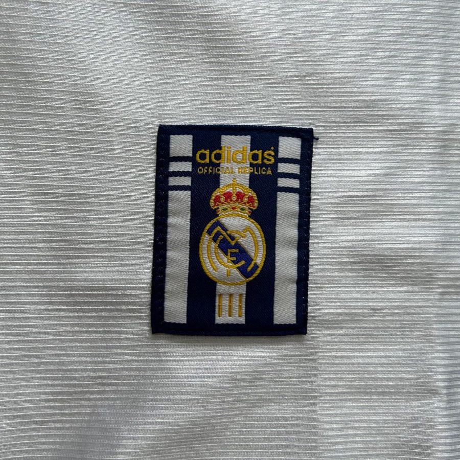 real madrid adidas teka home 1998 2000 white