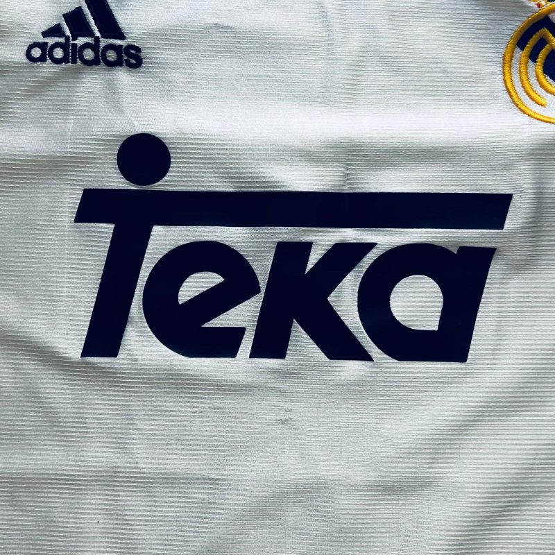 real madrid adidas teka home 1998 2000 white