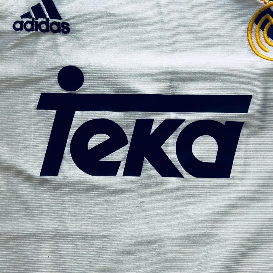 real madrid adidas teka home 1998 2000 white