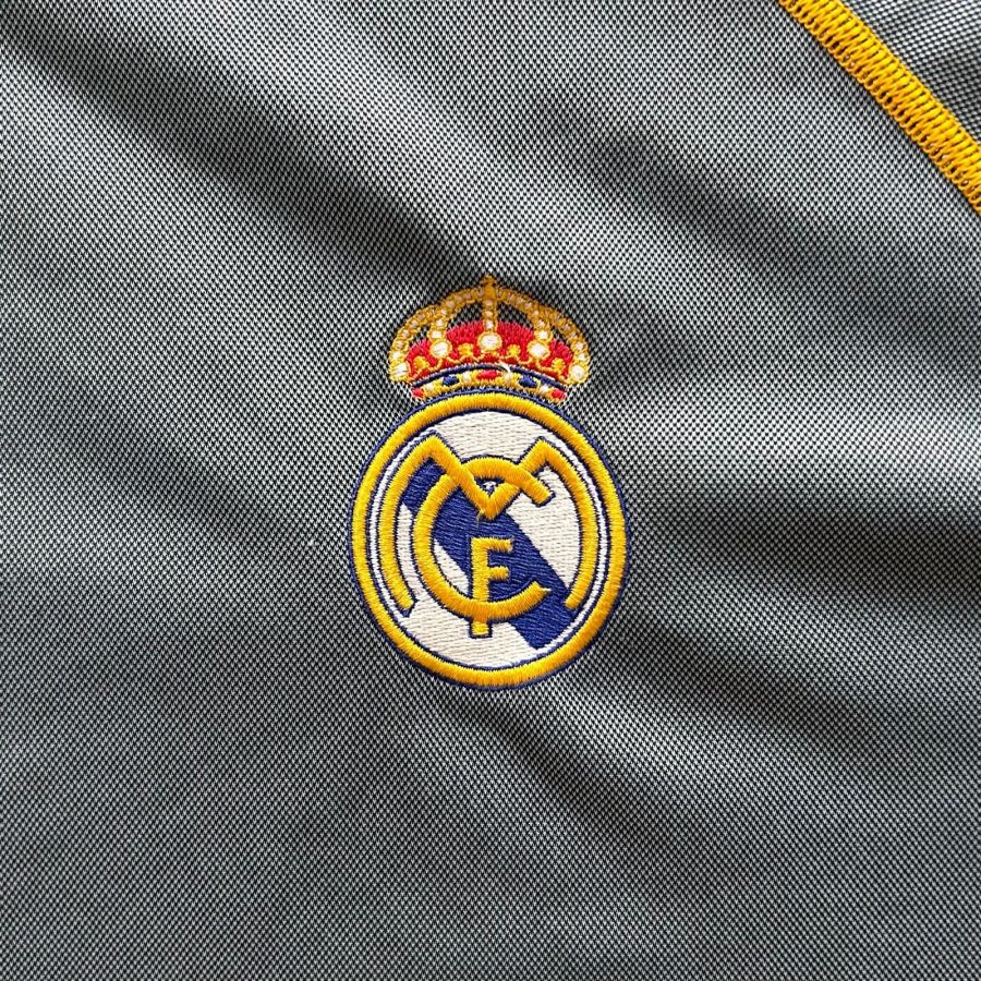 real madrid adidas third kit 2003 2004 grey siemens mobile jersey