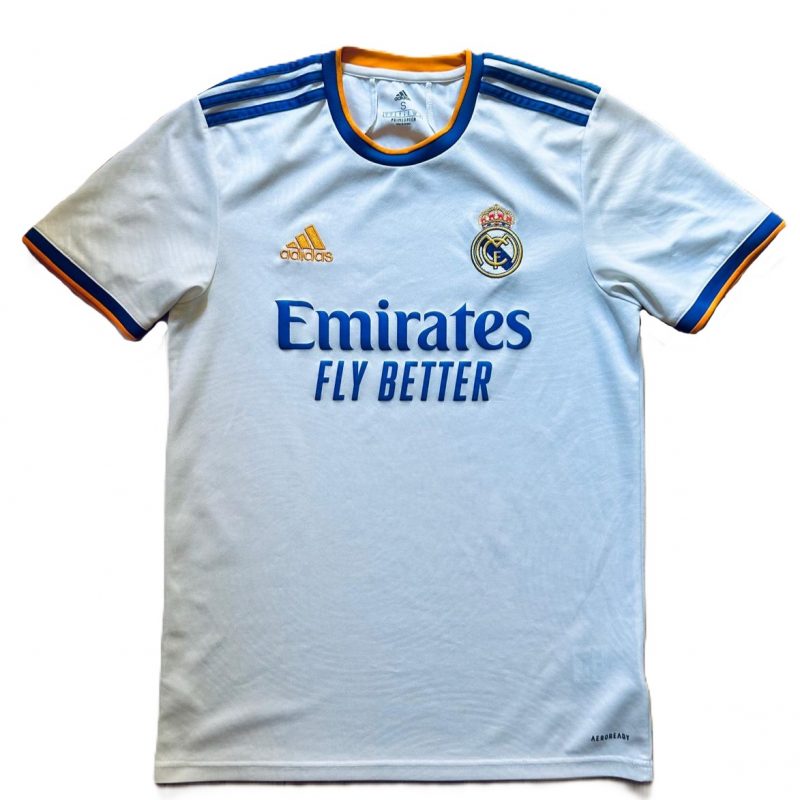 real madrid home kit adidas 2021 2022 fly emirates better white