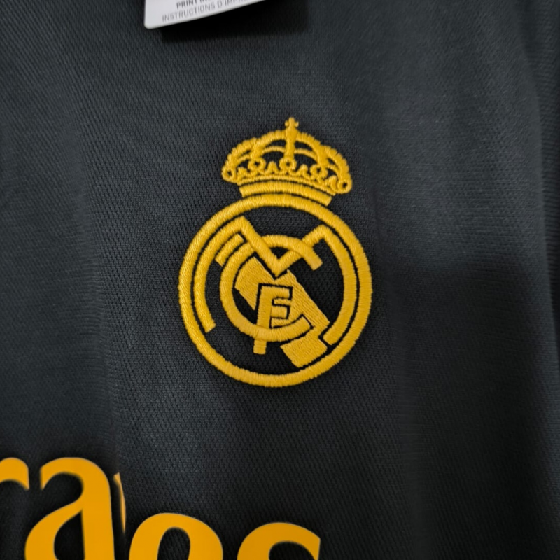 real madrid third tercera adidas 2023 2024 black IN9846