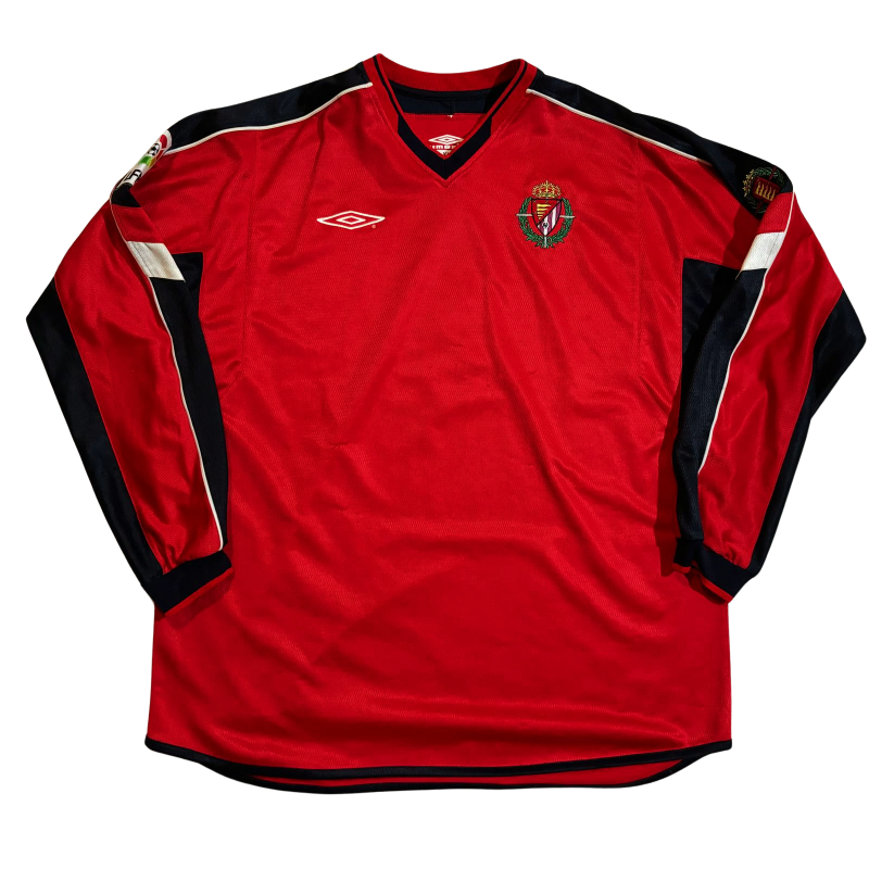real valladolid away jersey umbro 2003 2005 red