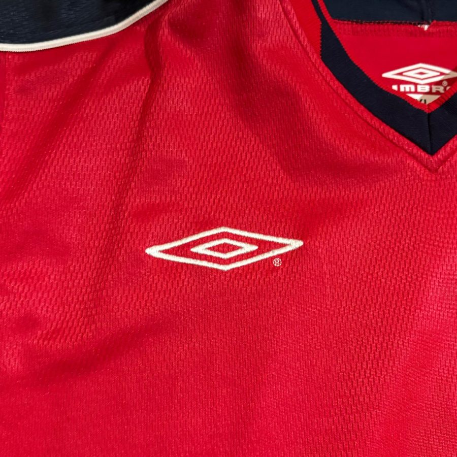 real valladolid away jersey umbro 2003 2005 red