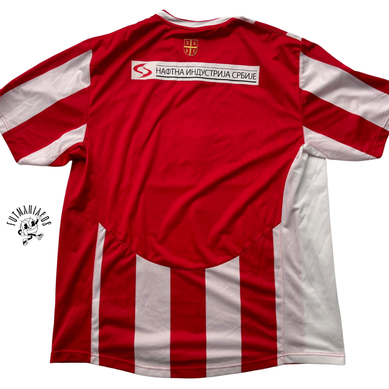 red star estrella roja nike home jersey 2009 2011 red white