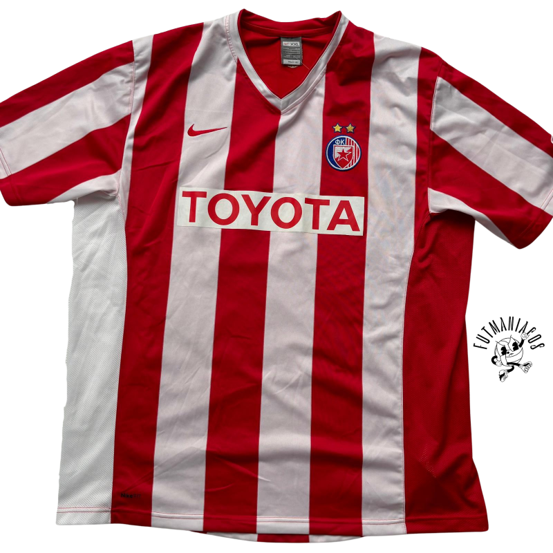 red star estrella roja nike home jersey 2009 2011 red white