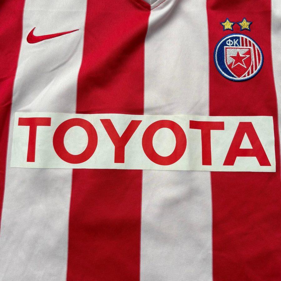 red star estrella roja nike home jersey 2009 2011 red white