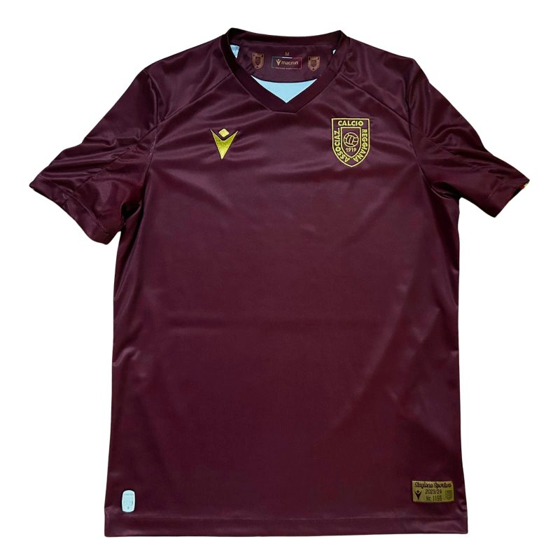 reggiana macron home jersey 2023 2024