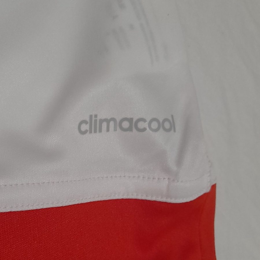 river plate home kit adidas 2016 2017 red white bbva