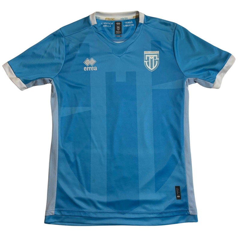san marino home jersey errea 2022 blue