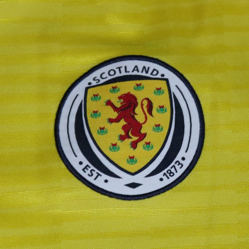 scotland away jersey adidas 2018 yellow