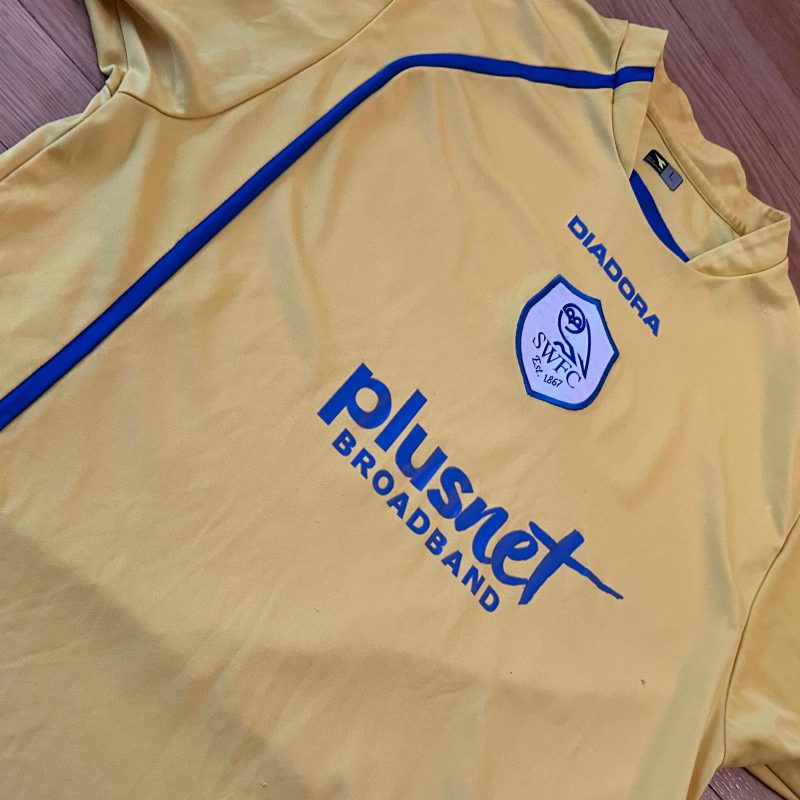 sheffield wednesday diadora away jersey 2006 2007 yellow