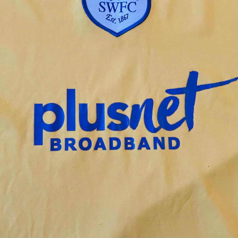 sheffield wednesday diadora away jersey 2006 2007 yellow