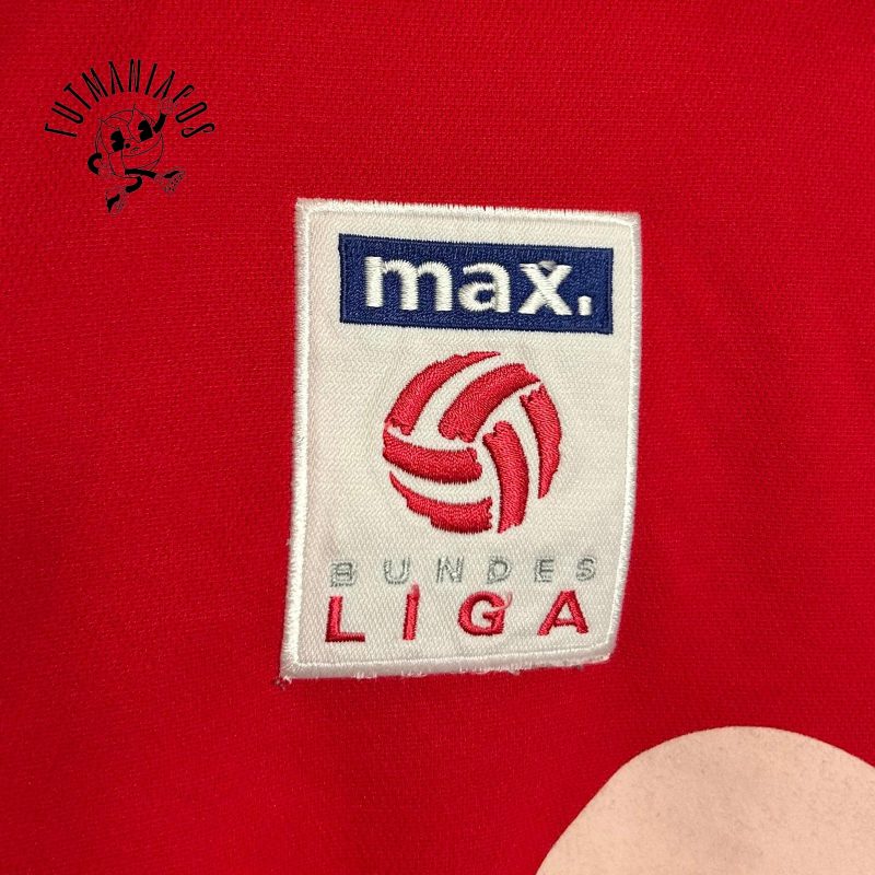 sk rapid wien third jersey adidas 2000 2001 red 613218