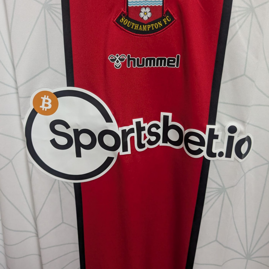 southampton home jersey hummel 2022 2023 red white