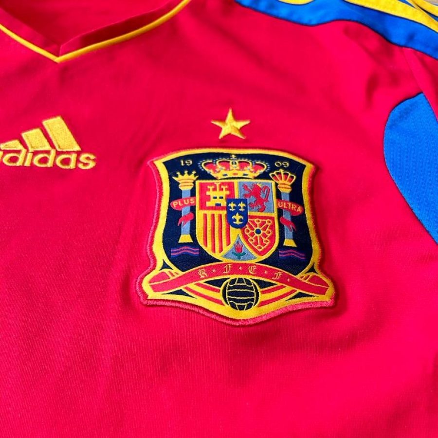 spain adidas home kit 2010 red