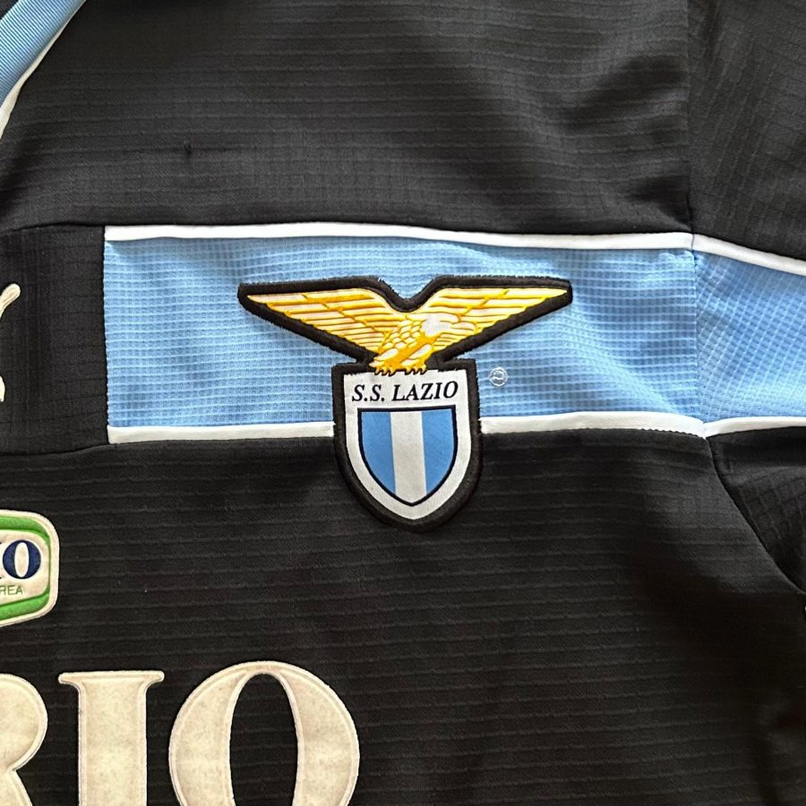 ss lazio puma away kit black 1998 1999 2000 cirio