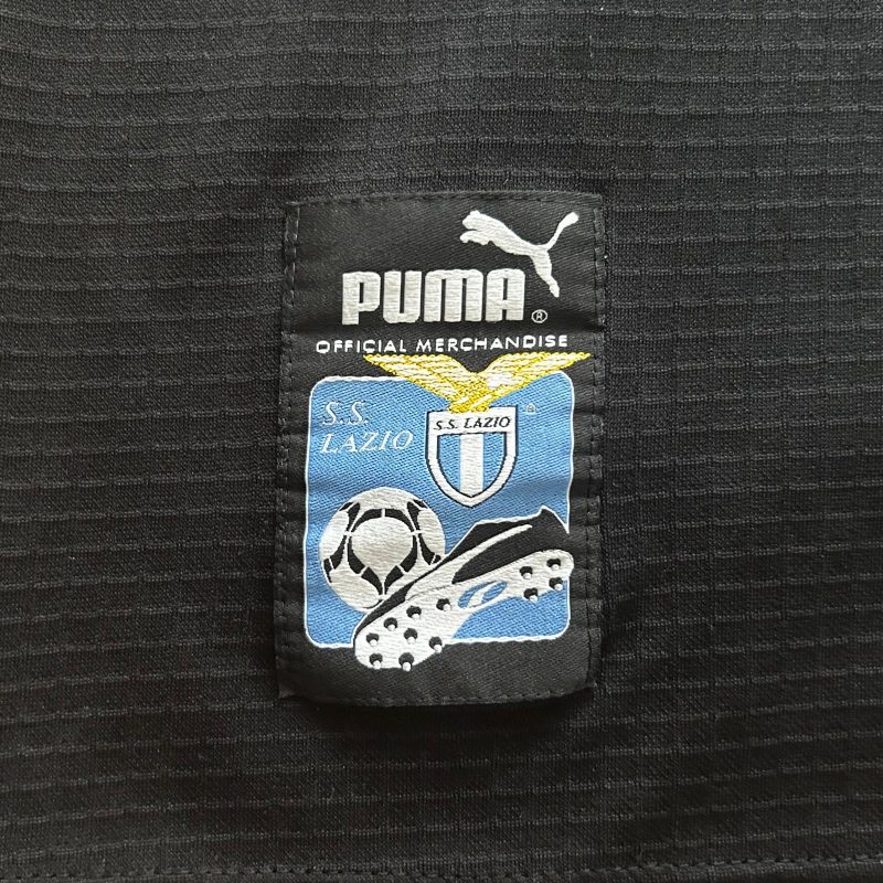 ss lazio puma away kit black 1998 1999 2000 cirio