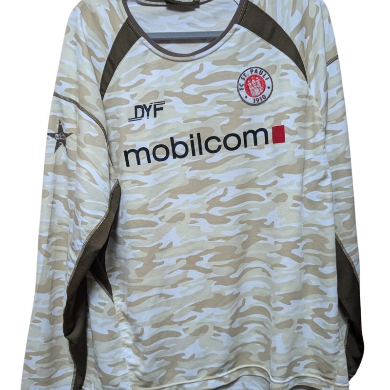 st pauli dyf home jersey 2005 2006 cammo brown