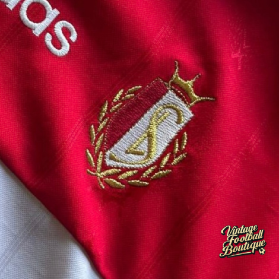 standard liege adidas home jersey 1997 1998 red white