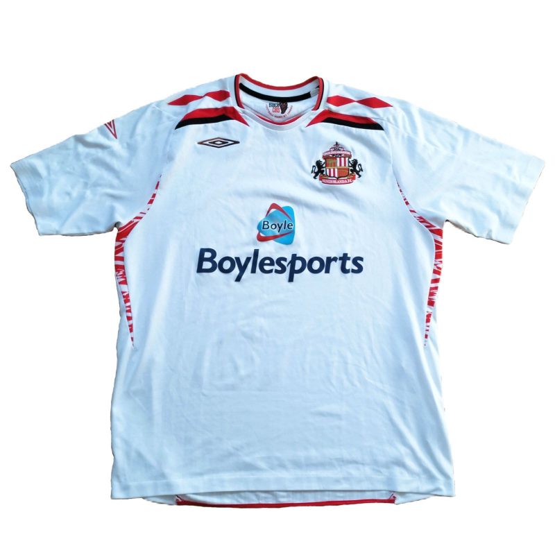 sunderland away umbro 2007 2008 white