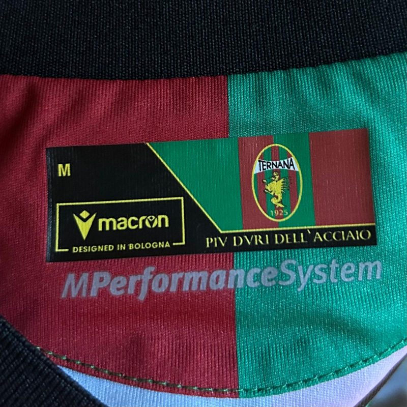 ternana home jersey macron 2024 2025 green red