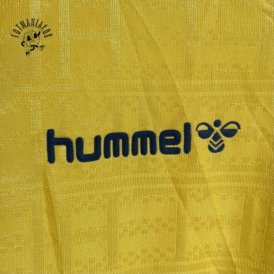 tottenham hotspur hummel away jersey yellow 1988 1991