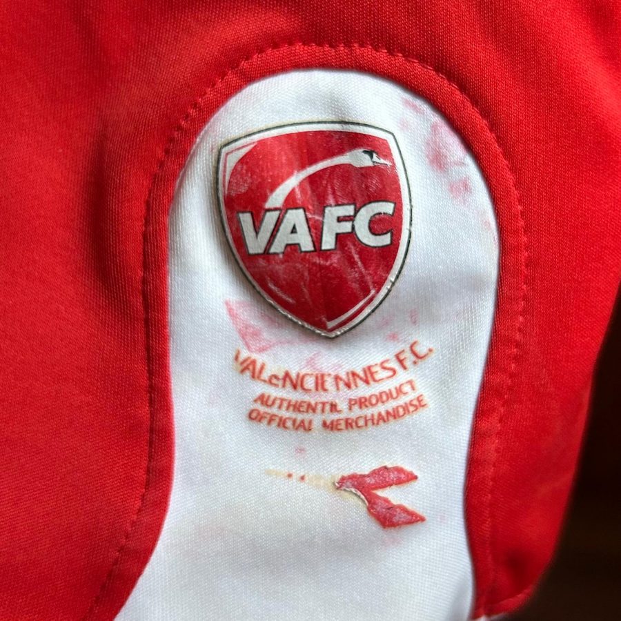 valenciennes diadora home jersey 2008 2009 red white