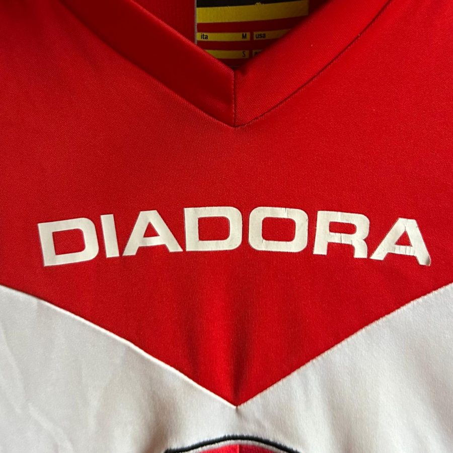 valenciennes diadora home jersey 2008 2009 red white