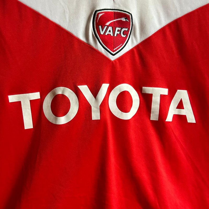 valenciennes diadora home jersey 2008 2009 red white