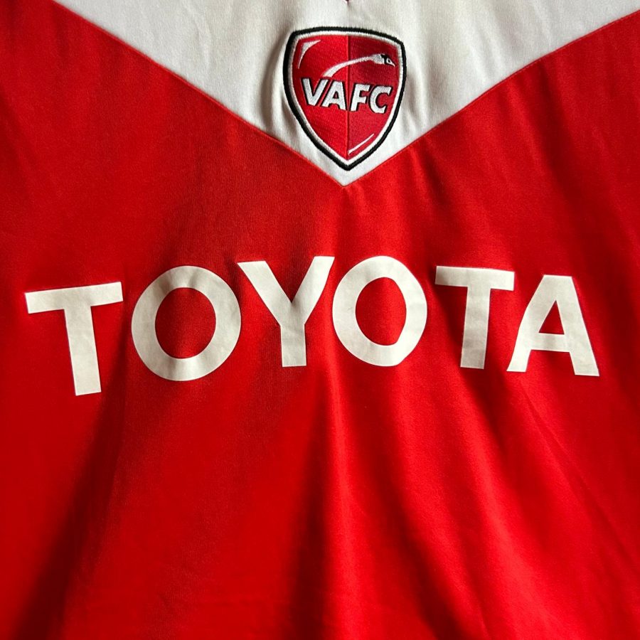 valenciennes diadora home jersey 2008 2009 red white