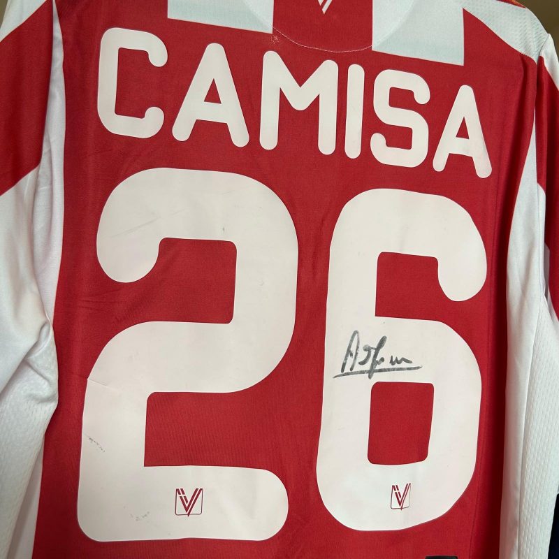 vicenza macron home jersey 2014 2015 RED WHITE