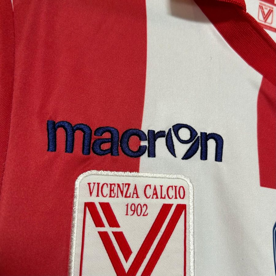 vicenza macron home jersey 2014 2015 RED WHITE