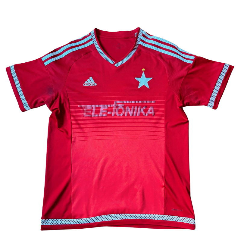 wisla krakow adidas home jersey 2014 2015 red